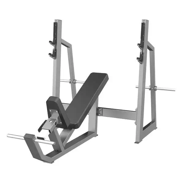 DHZ E-3042 СКАМЬЯ-СТОЙКА ДЛЯ ЖИМА ПОД УГЛОМ ВВЕРХ (OLYMPIC BENCH INCLINE)